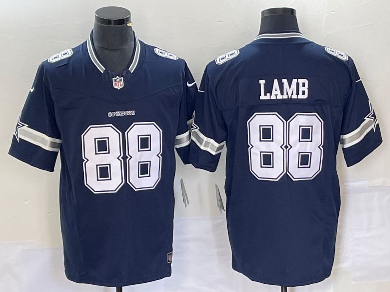 Men Dallas Cowboys #88 Lamb Blue Nike Vapor Limited 2023 NFL Jersey->dallas cowboys->NFL Jersey